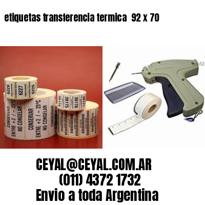 etiquetas transferencia termica  92 x 70