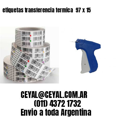 etiquetas transferencia termica  97 x 15
