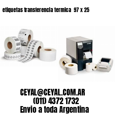 etiquetas transferencia termica  97 x 25