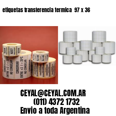 etiquetas transferencia termica  97 x 36