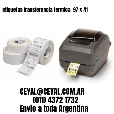 etiquetas transferencia termica  97 x 41
