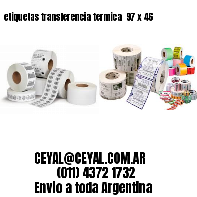 etiquetas transferencia termica  97 x 46