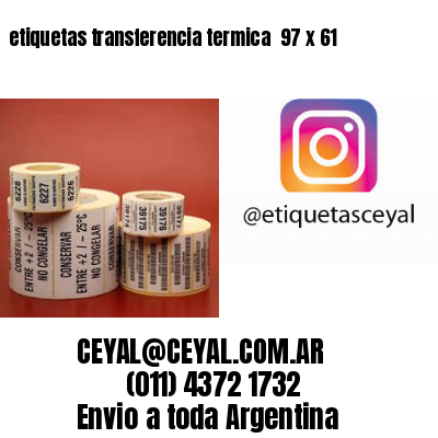 etiquetas transferencia termica  97 x 61