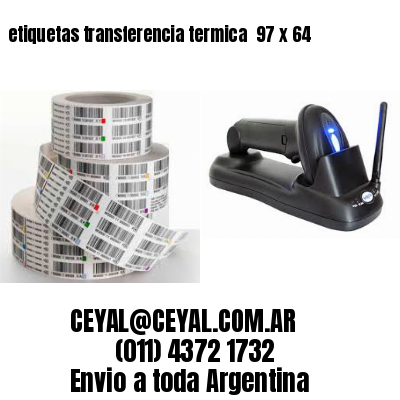 etiquetas transferencia termica  97 x 64
