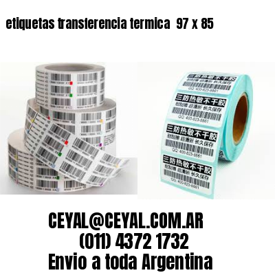 etiquetas transferencia termica  97 x 85