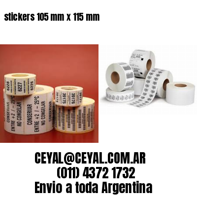 stickers 105 mm x 115 mm