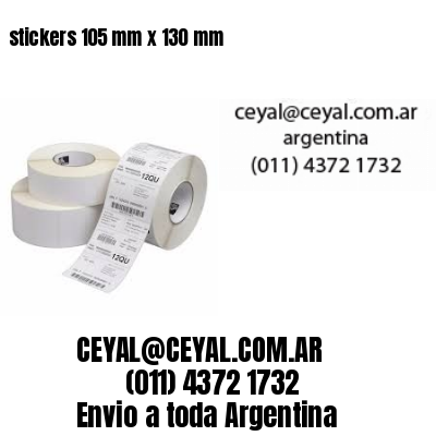 stickers 105 mm x 130 mm