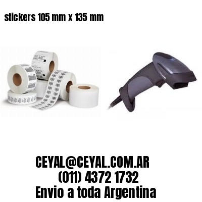 stickers 105 mm x 135 mm