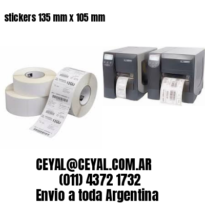stickers 135 mm x 105 mm