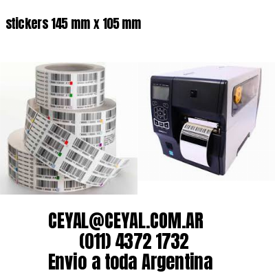 stickers 145 mm x 105 mm