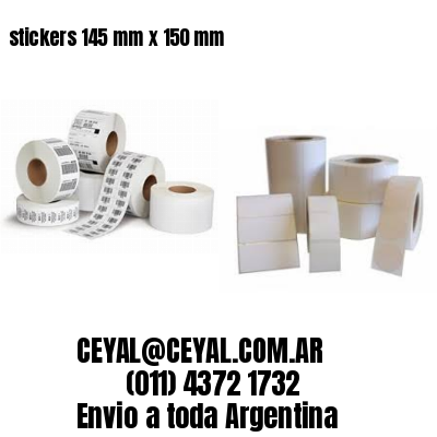 stickers 145 mm x 150 mm