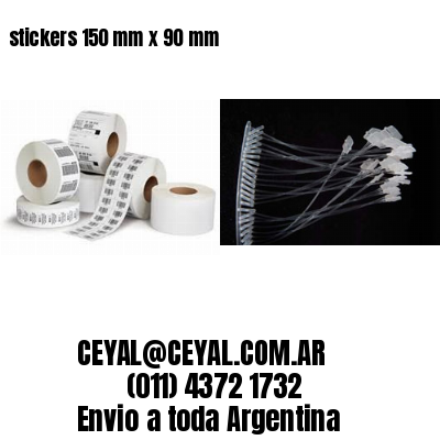 stickers 150 mm x 90 mm