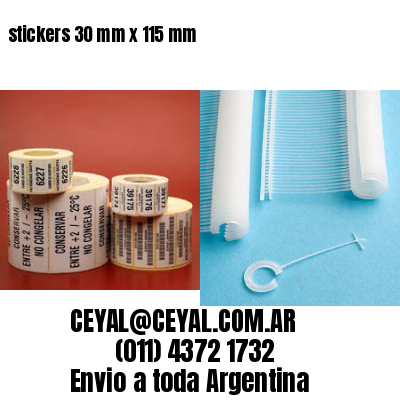 stickers 30 mm x 115 mm