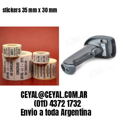stickers 35 mm x 30 mm