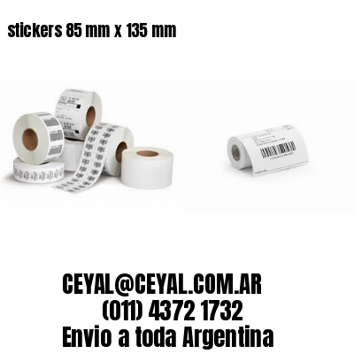 stickers 85 mm x 135 mm