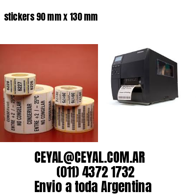 stickers 90 mm x 130 mm