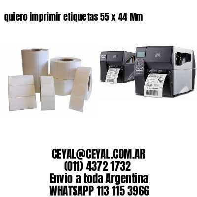 quiero imprimir etiquetas 55 x 44 Mm