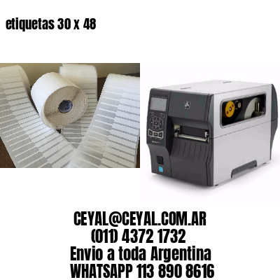etiquetas 30 x 48