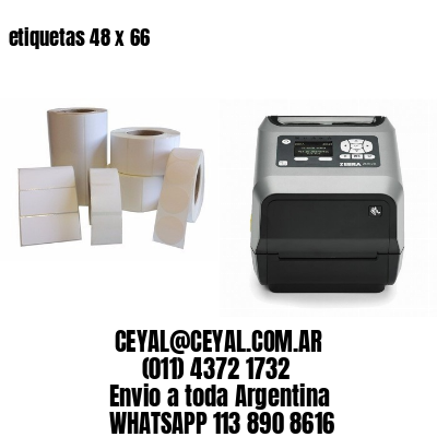 etiquetas 48 x 66