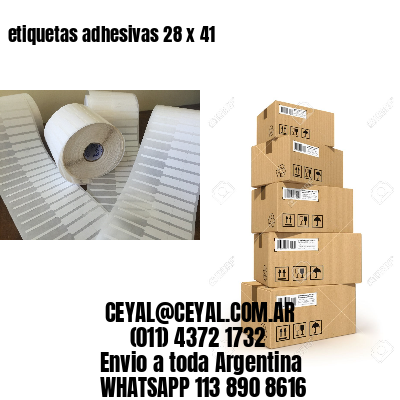 etiquetas adhesivas 28 x 41