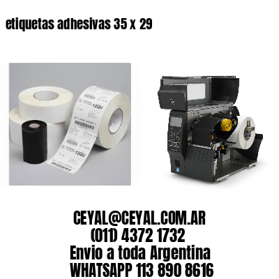 etiquetas adhesivas 35 x 29