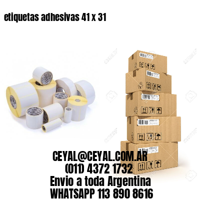 etiquetas adhesivas 41 x 31