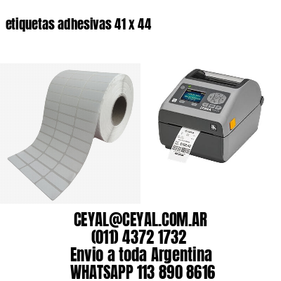 etiquetas adhesivas 41 x 44