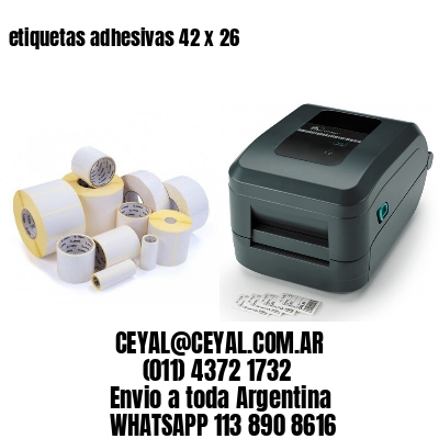 etiquetas adhesivas 42 x 26