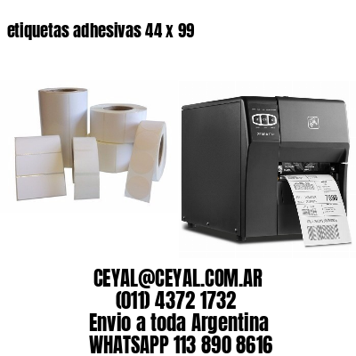 etiquetas adhesivas 44 x 99