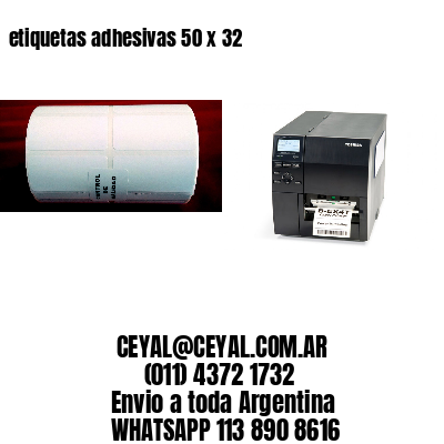 etiquetas adhesivas 50 x 32