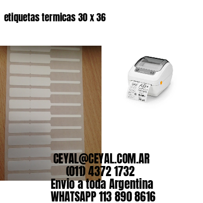 etiquetas termicas 30 x 36