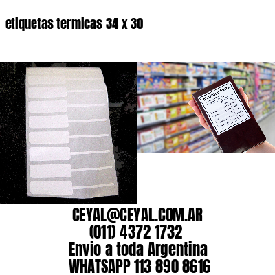 etiquetas termicas 34 x 30