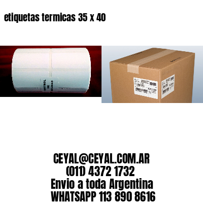 etiquetas termicas 35 x 40