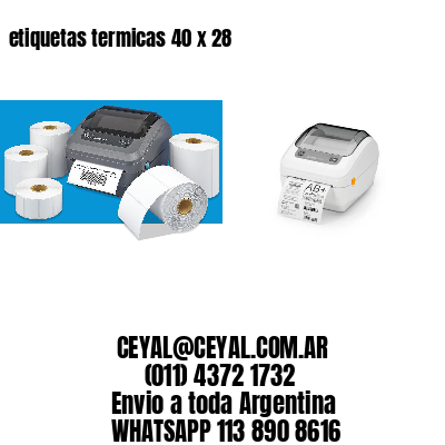 etiquetas termicas 40 x 28