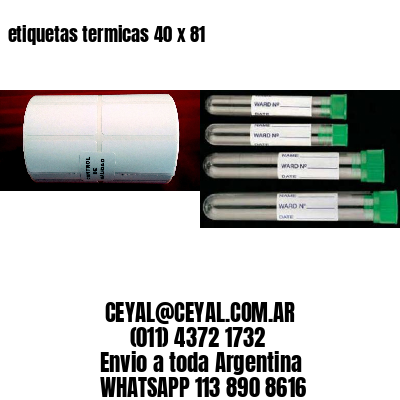 etiquetas termicas 40 x 81