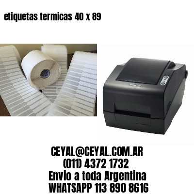 etiquetas termicas 40 x 89
