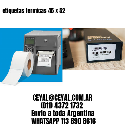 etiquetas termicas 45 x 52