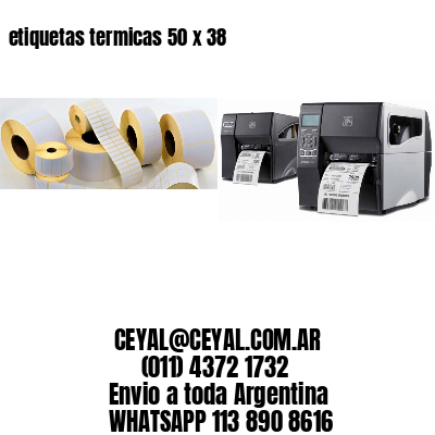 etiquetas termicas 50 x 38