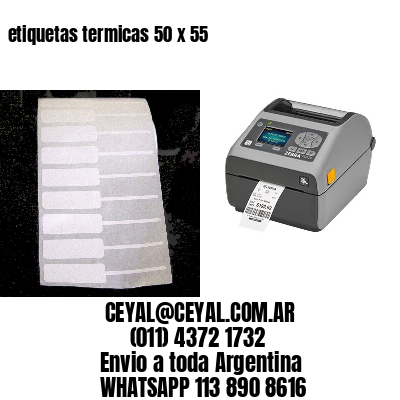 etiquetas termicas 50 x 55