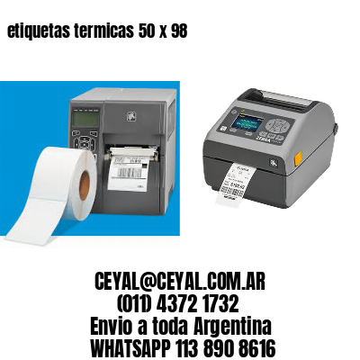 etiquetas termicas 50 x 98