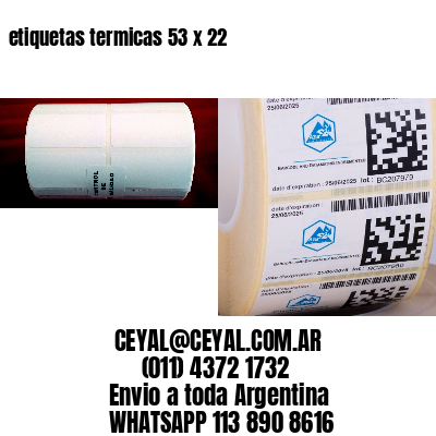 etiquetas termicas 53 x 22