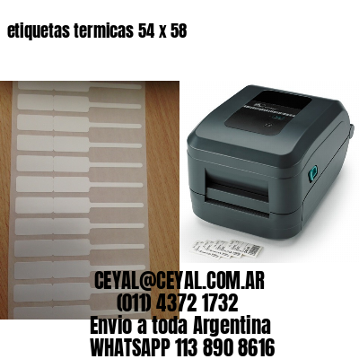 etiquetas termicas 54 x 58