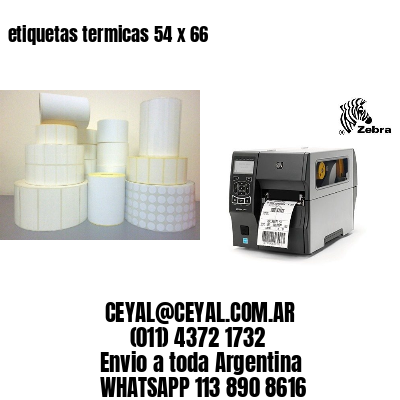 etiquetas termicas 54 x 66