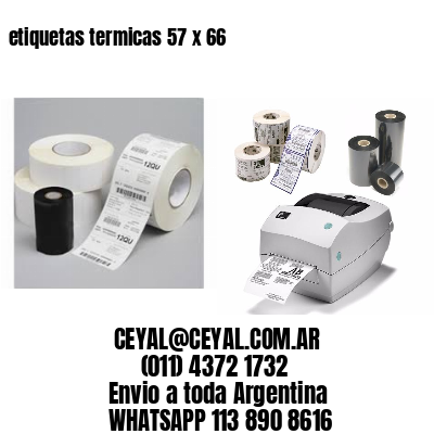 etiquetas termicas 57 x 66