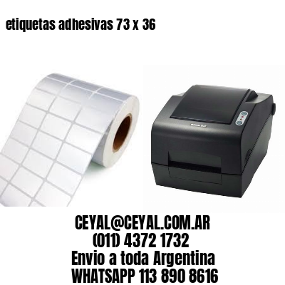 etiquetas adhesivas 73 x 36