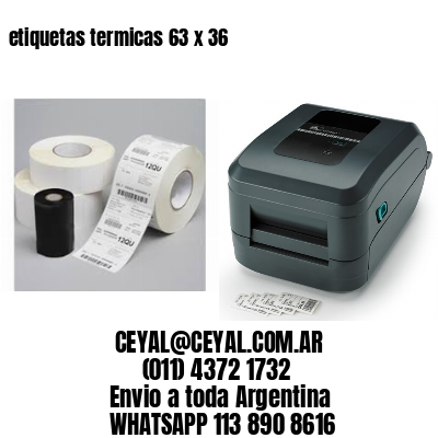 etiquetas termicas 63 x 36