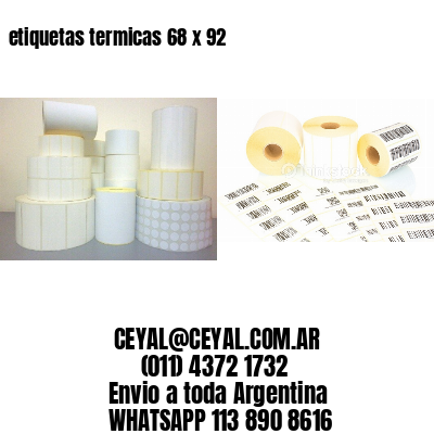 etiquetas termicas 68 x 92