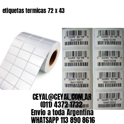 etiquetas termicas 72 x 43