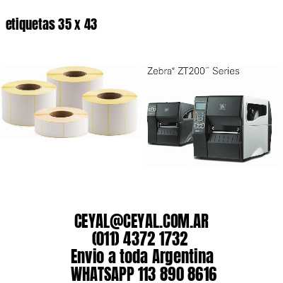 etiquetas 35 x 43