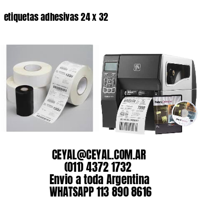 etiquetas adhesivas 24 x 32